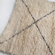 Moroccan Berber carpet Beni Ouarain with black diamonds 285x82cm