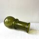 Vase scandinave vert olive, design Riihimaki / Tamara Aladin