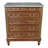 Commode Chiffonnière en Acajou, style Louis XVI – Milieu XXe