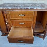 Dressing table with mirror