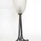 Lampe art nouveau opaline