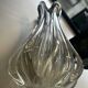 Vase en verre de Murano sommerso forme fleur