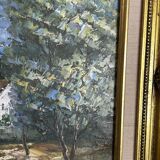 Modern Impressionist School HST - Nicolas Barriere - Landscape of the South la Ci