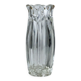 Antique vase in chiseled glass