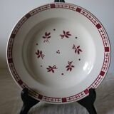6 soup plates from Digoin Sarreguemines model “Dominique”