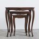 Triptych coffee tables, 1950s, set of 3