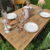 Patinated farm table