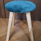 Velvet seat stool
