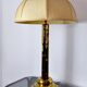 Faux bamboo brass lamp, Regency, France, 1970