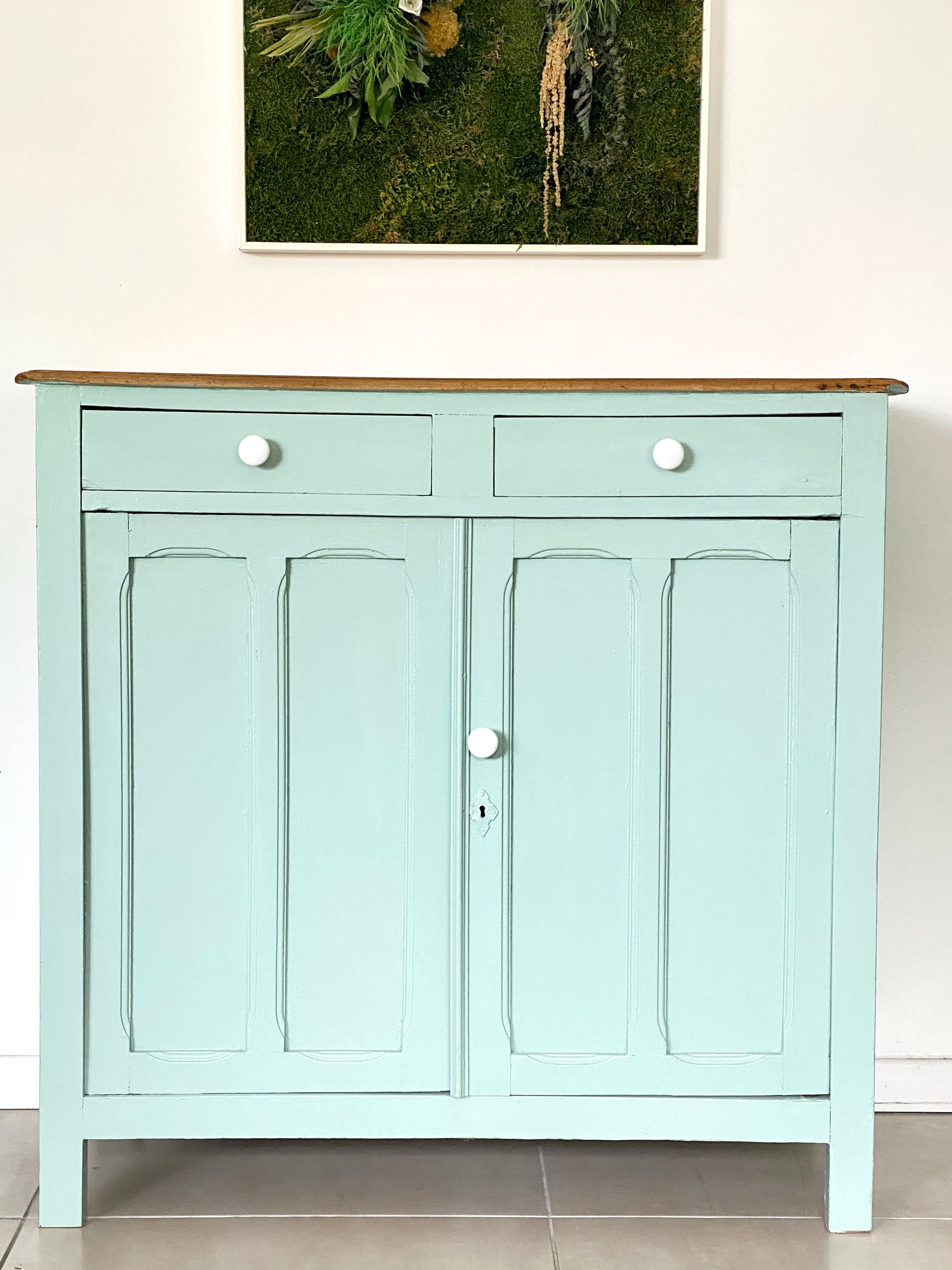 Parisian buffet green mint