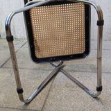Chaise pliante cannée type Castelli