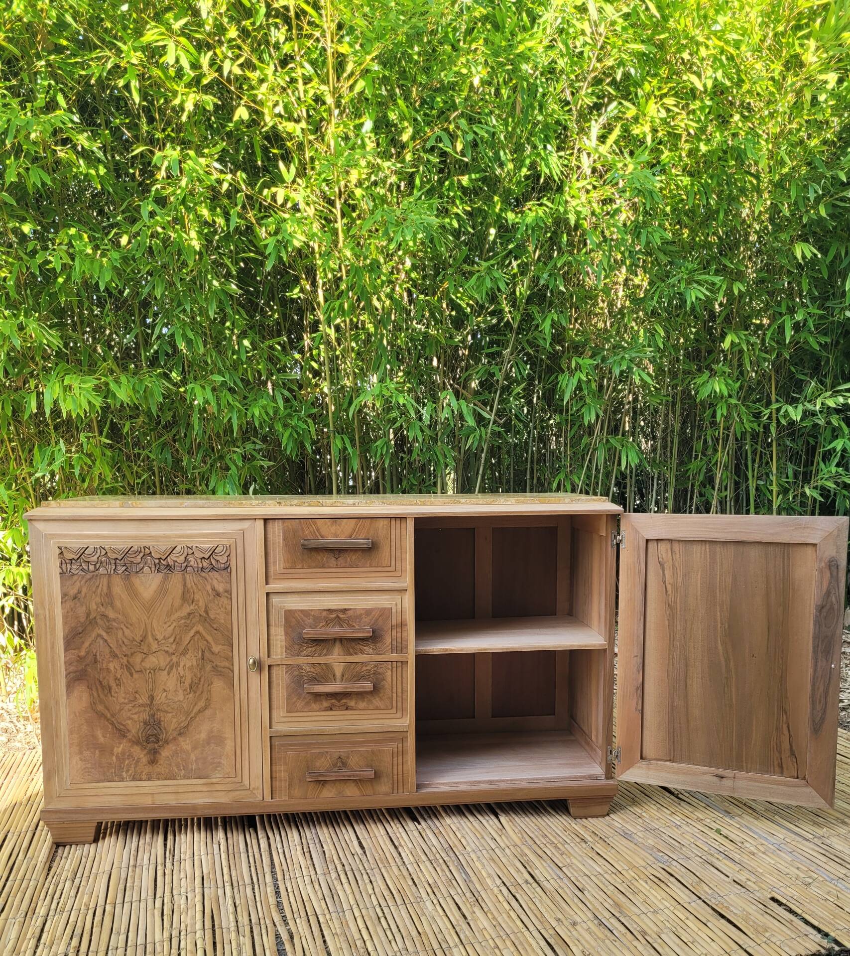 Art Deco sideboard stamped