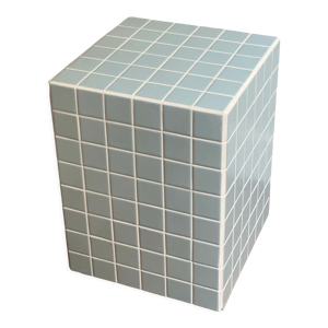 Table d’appoint cube - blanc
