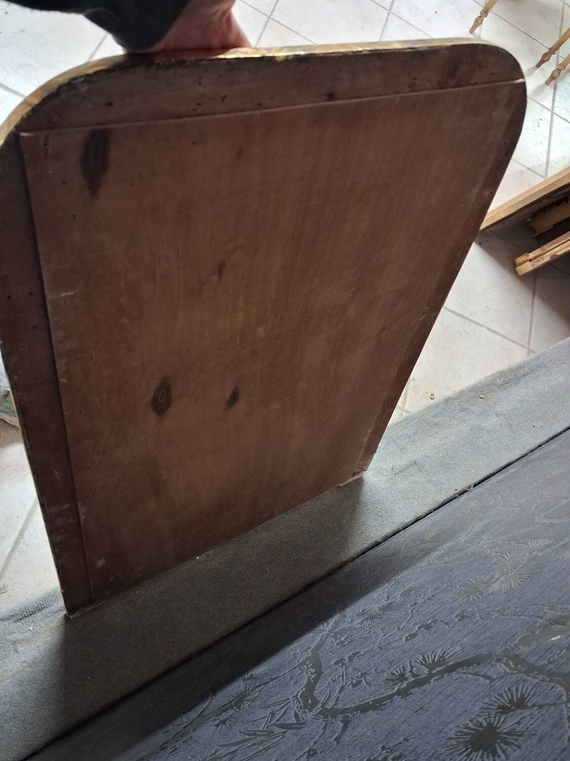 Louis Philippe mirror 81x60 heated copper