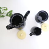 Cafetière pot à lait et sucrier Waku, résistant à la chaleur, céramique allemande, Vintage