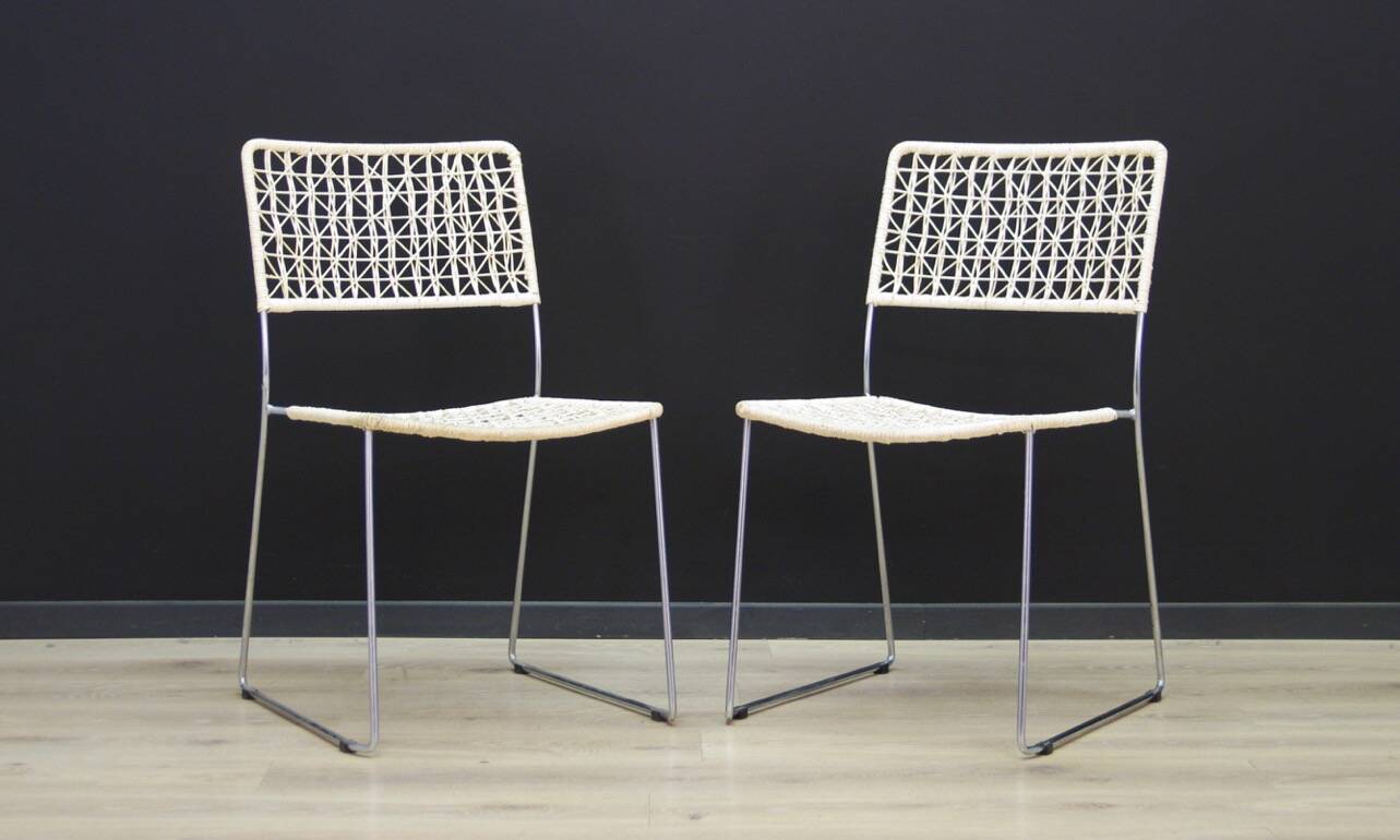 Set of two chairs, vintage style, 1960s, production: Denmark