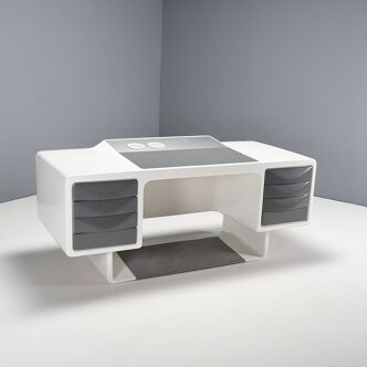 Rare Fiberglass Directors Desk by Ernest Igl for Wilhelm Werndl, 1970s