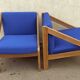 Paire de fauteuils années 70