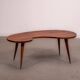 Moveis Frate Ltda Brazilian organic form coffee table. Circa 1950.