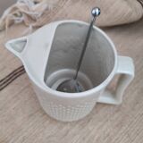 Sarreguemines ice cube pitcher