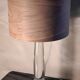 Plexiglass and wood lamp