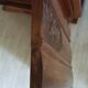 Art deco bedside in solid wood