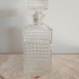 Carafe en verre français des années 1960-1970