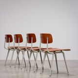 Four 1950 Revolt chairs by Design Friso Kramer