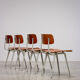 Four 1950 Revolt chairs by Design Friso Kramer
