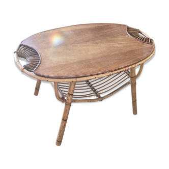 Oval coffee table "vintage"