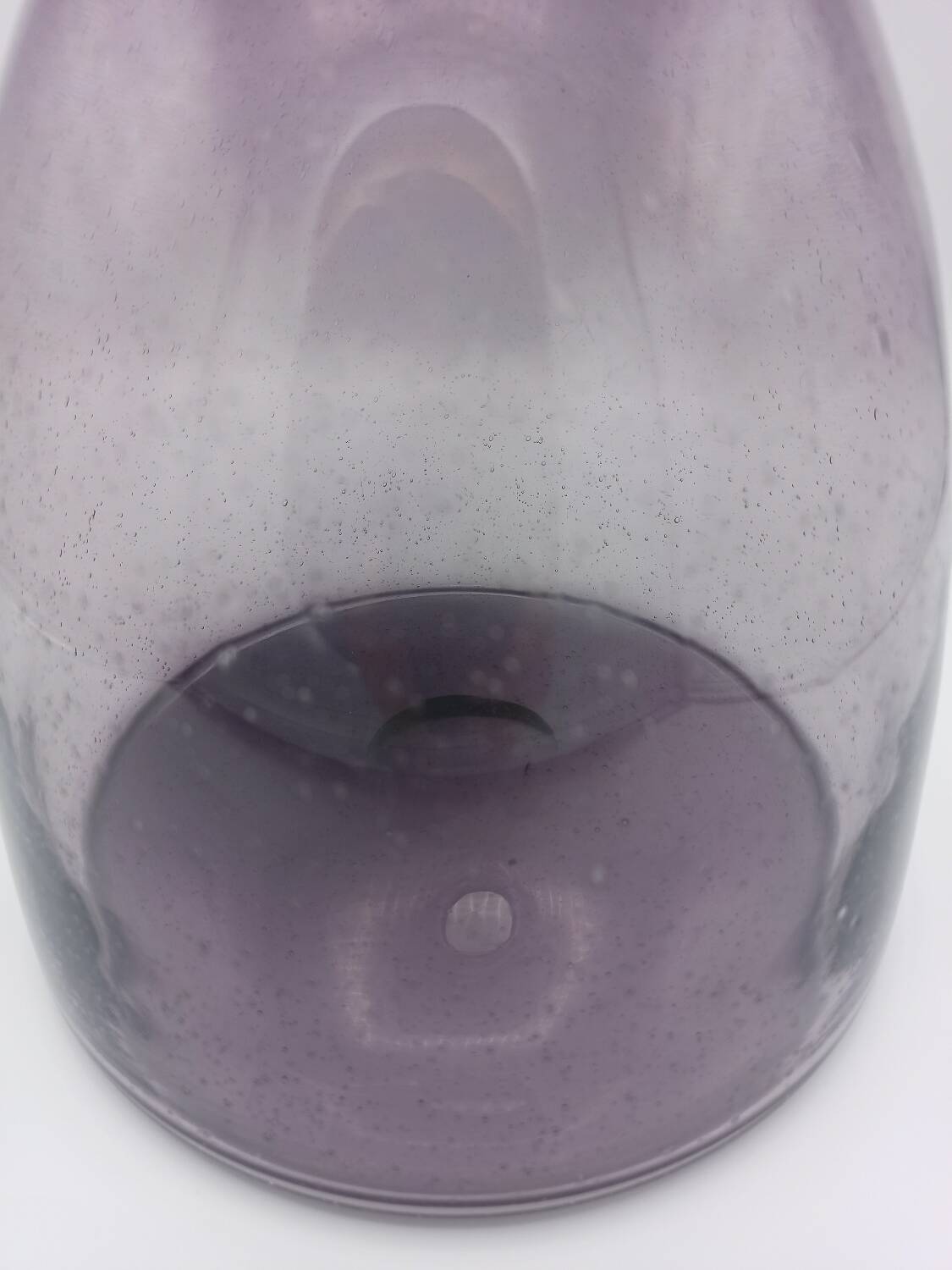 Vintage bubble glass vase