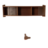 Bookcase vintage pyramidal wall shelf