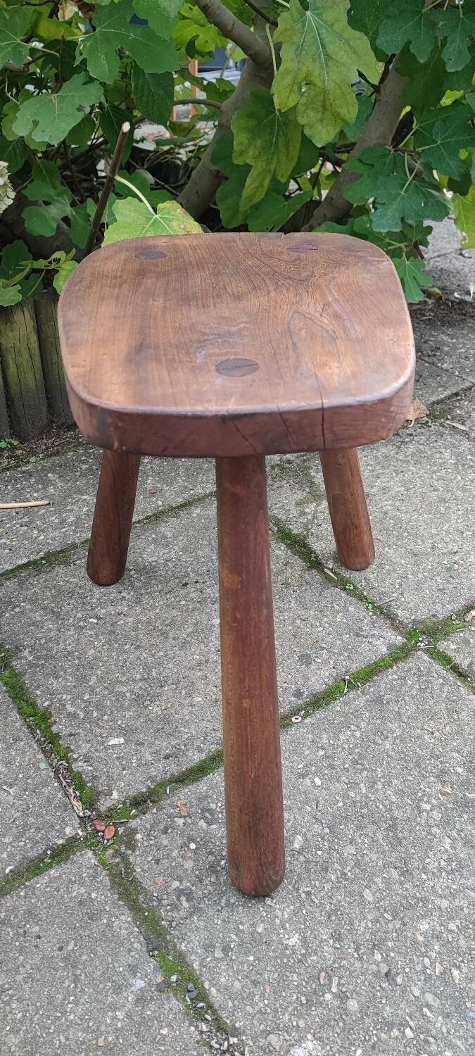 Brutalist stool 1950