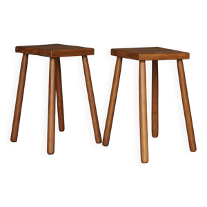 tabourets hauts rustiques - lot