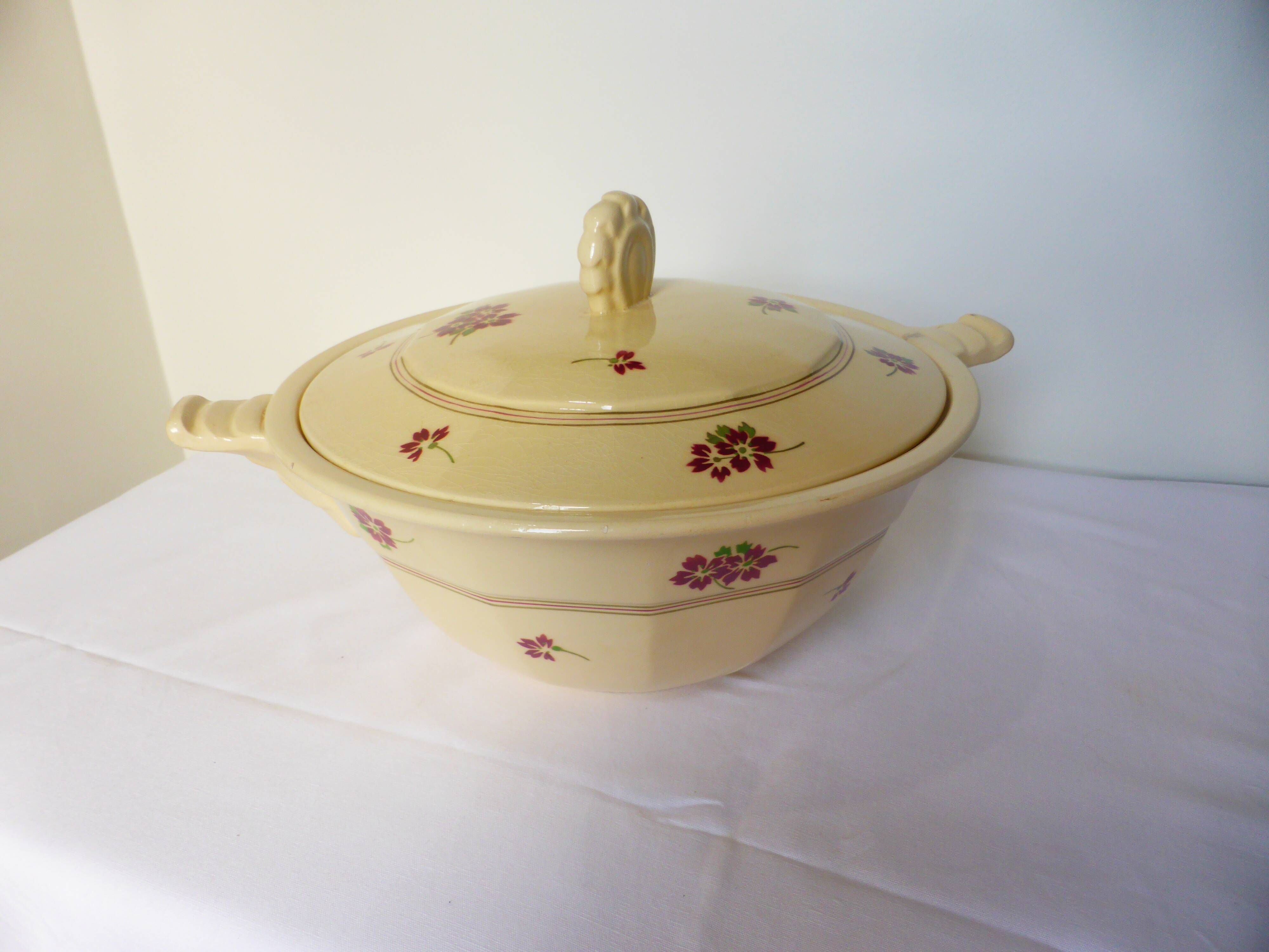 Vintage soup tureen from Moulin des Loups and Hamage model Paul (220560)