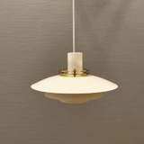 Danish design hanging lamp, from the 80s, produced by Top-Lamper
