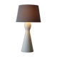 Lampe à poser en céramique blanche - manufacture de Lunéville