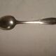 12 silver-plated metal teaspoons from the "Art Deco" period.