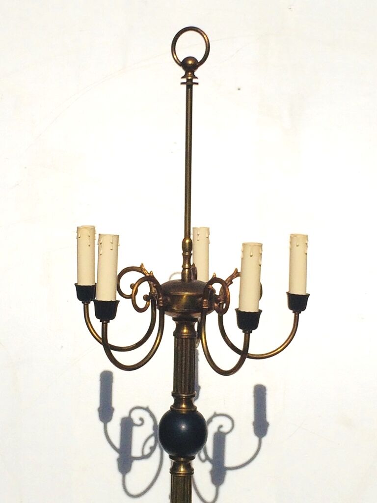 Floor lamp " Hollywood Regency ". Vintage