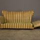 Three-seater sofa and armchair, 50s, set of 2