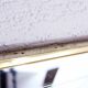 Vintage mirror engraved brass frame - 80x40cm
