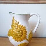 Pichet tournesol vintage