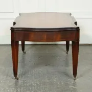 Heirloom Vintage Brown Leather Coffee Table by Weiman