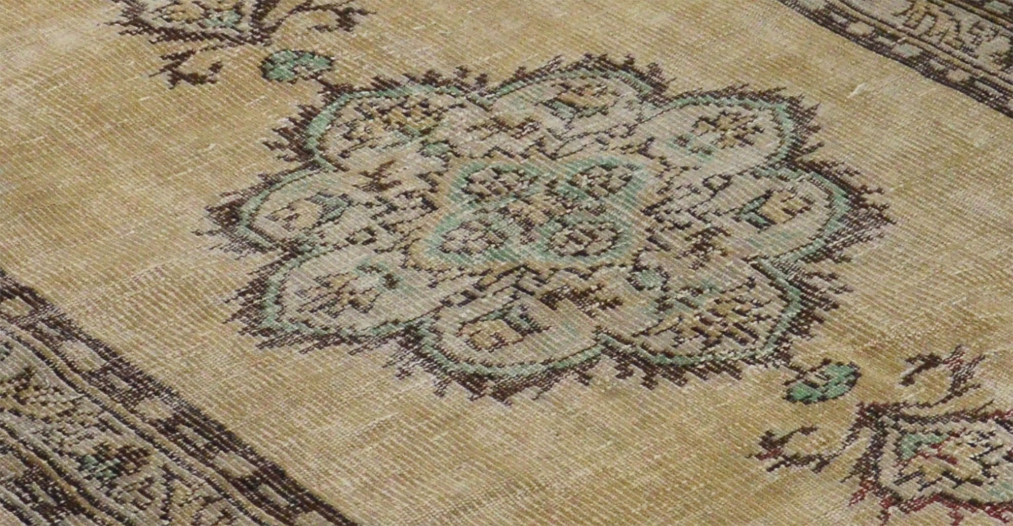 Anatolian handmade vintage rug 217 cm x 145 cm