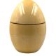 Tommaso Barbi, rare egg shaped large parchment box, TB Italy, ca. 1970