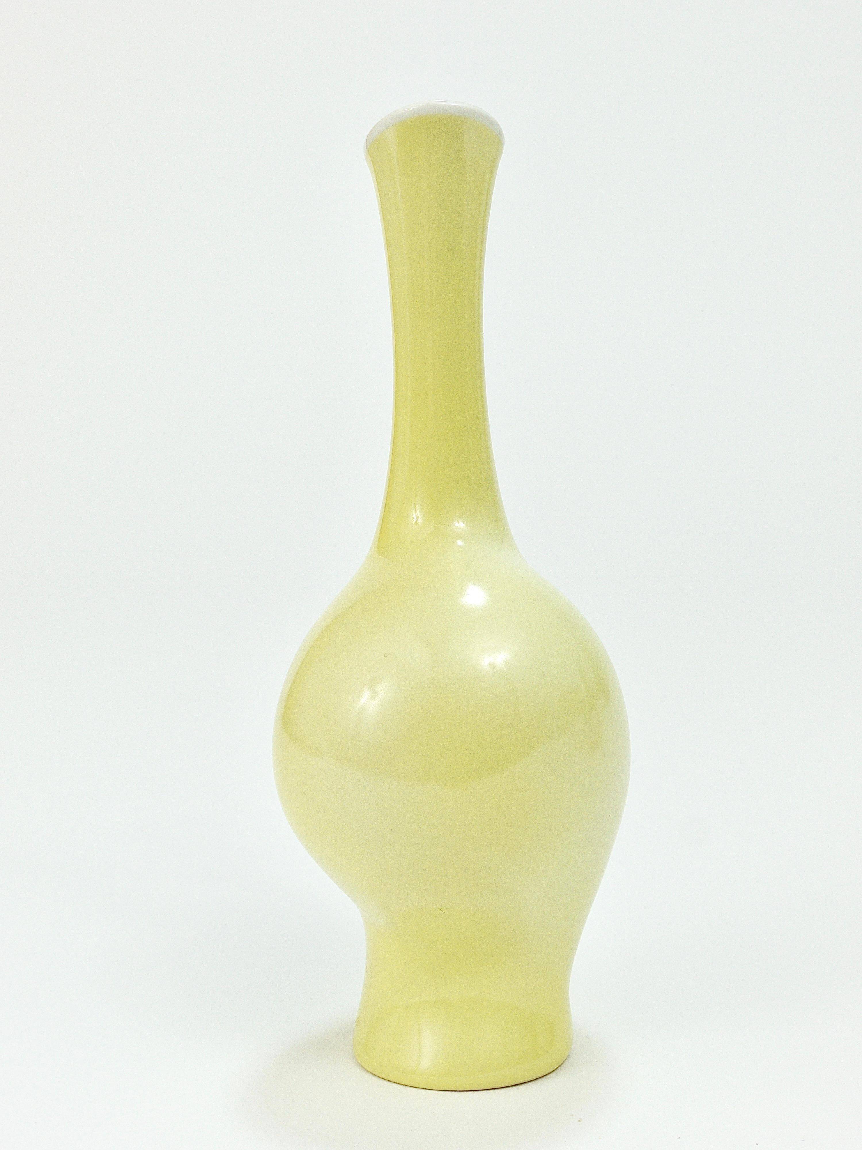 3 vases en porcelaine pastel "Luise" du milieu du siècle, Fritz Heidenreich, allemand