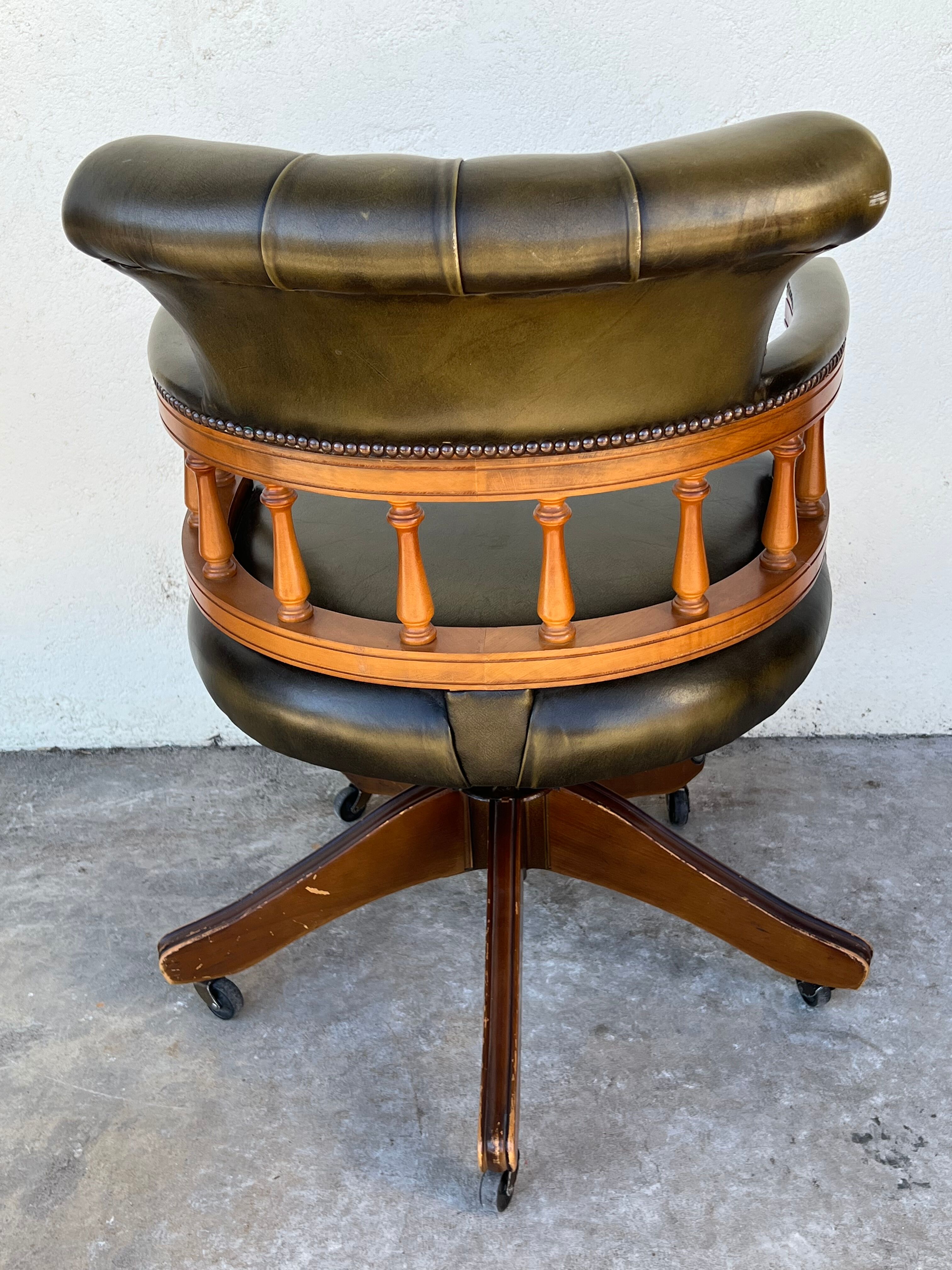 Fauteuil de bureau anglais