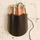 Suspensions et applique vintage en laiton noir 'østerport' par bent karlby pour lyfa, danemark 1960'