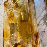 Mazzega two-tone glass wall sconces, Italy 1970