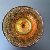 Set of 4 amber orange glasses Codec Una vintage